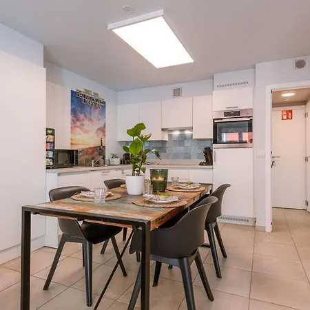 Apartmán Wonderful Sea Breeze Studio In The Center Of Near The Beach Blankenberge